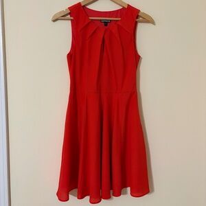 Express Red Keyhole Mini Dress Size Small 6